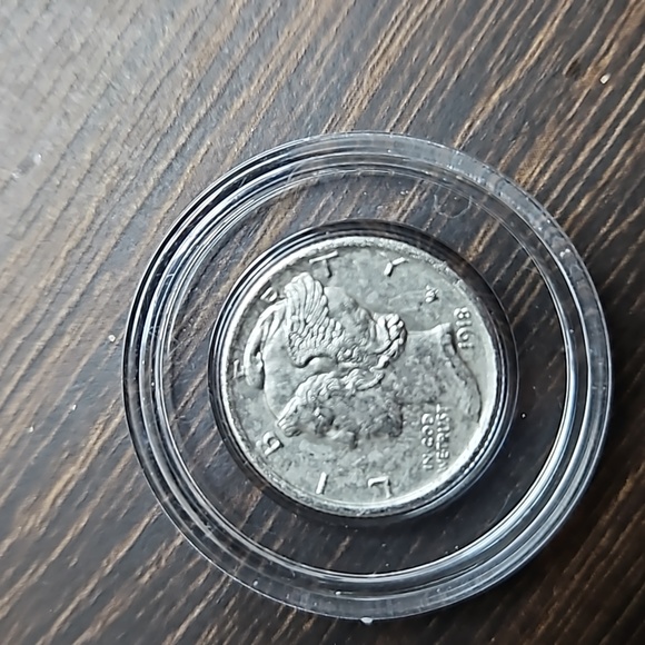 Silver Mercury Dimes-1916,1917,1918.Beautiful Condition.Full Split Bands. - Picture 7 of 8